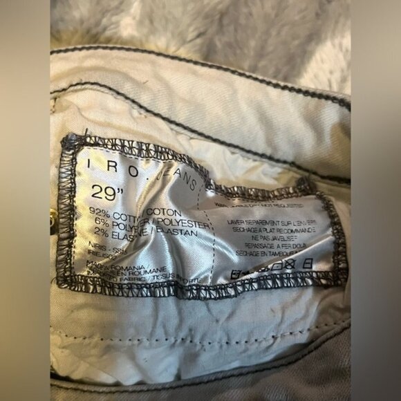 IRO Niris bleached mid-rise skinny jeans Size 29 - Picture 11 of 11